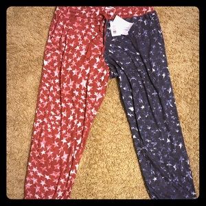 NWT LulRoe XL Jax Pants American Dream